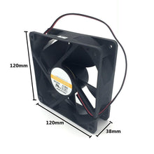 Carregar imagem no visualizador da galeria, 12012038mm FD241238HB 24V 0.36A 2Wire 12cm Inverter Fan,frequency converter Cooling Fan-FoxTI
