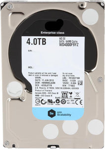 Se Wd4000F9Yz 4Tb 7200Rpm Sata3/Sata 60 Gb/S 64Mb 3.5" Enterprise Hard Drive