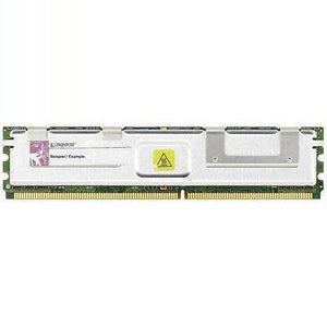 2GB kingston DDR2-667 PC2-5300F Dual Rank 2Rx4 ECC Fb-dimm RAM KVR667D2D4F5 / 740617091366-FoxTI