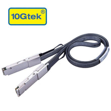 Load image into Gallery viewer, 40G QSFP+ DAC Cable - 40GBASE-CR4 Passive Direct Attach Copper Twinax QSFP Cable for HPE JG328A Devices, 5m-FoxTI
