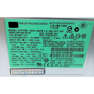 570451-101 dps-1200fb-1a a hstns-pd19 579229-001 HP 1200W HE PLATINUM Hot Plug PSU for Proliant Servers-FoxTI