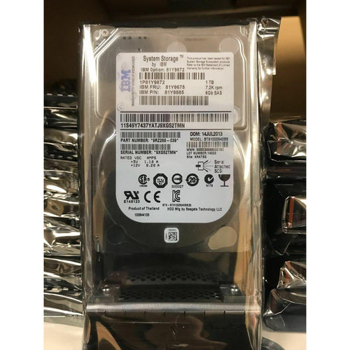 81Y9875 IBM 1TB SAS 6Gbps 7.2K RPM 2.5