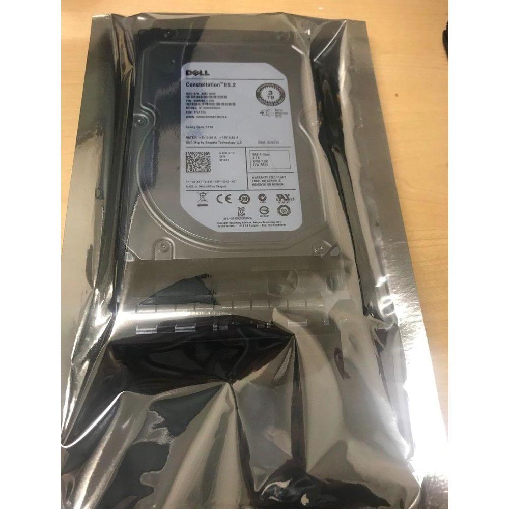 91K8T 091K8T ST33000650SS DELL 3TB 7.2K 6G LFF 3.5'' SAS HDD HARD DRIVE W/TRAY 849064019913-FoxTI