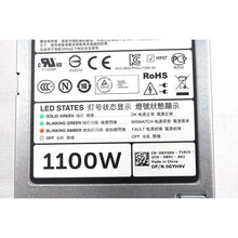 Load image into Gallery viewer, Dell 1100W Redundant Power Supply for PowerEdge R720 Server PN: NTCWP YT39Y GDPF3 GYH9V 7NF52 CC6WF XCVWK HT6GX V1YJ6-FoxTI
