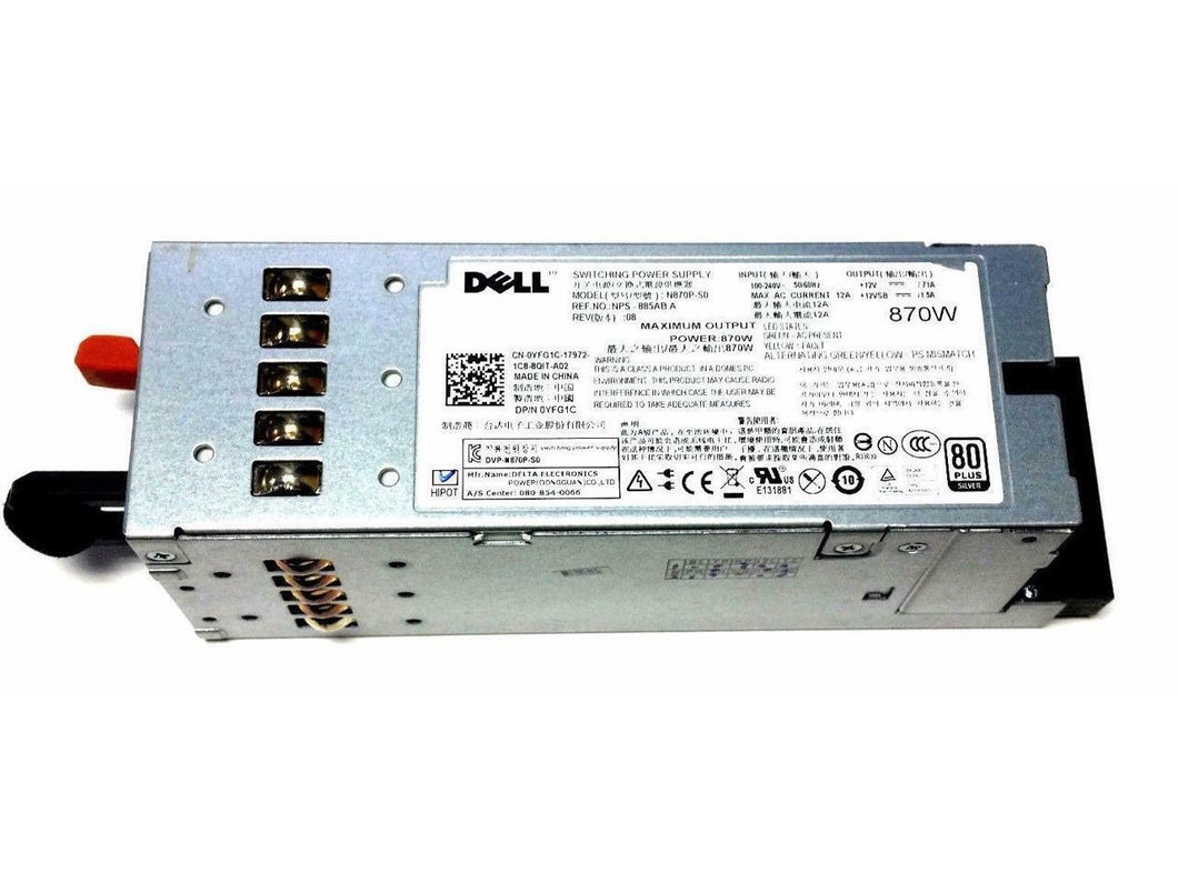 R710 T610 Server Power Supply VT6G4 YFG1C 7NVX8 D263K N870P 658759050274