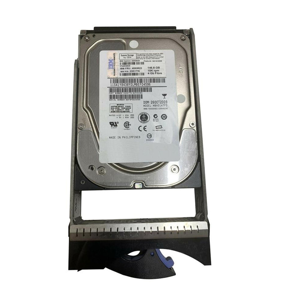 40K6820 40K6823 23R1776 146.8 GB,Plug-In Module,15000 RPM Hard Drive