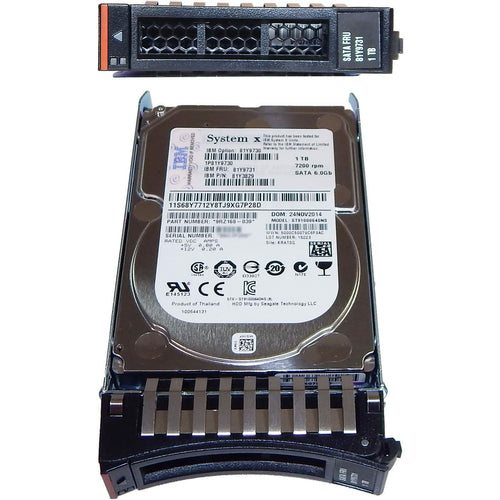 IBM 1TB 7200RPM 6.0Gb 2.5in SATA Hard Drive 81Y9731 81Y9730 81Y3829 - MFerraz Tecnologia