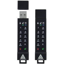 Cargar imagen en el visor de la galería, Apricorn Aegis Secure Key 3Z 8GB 256-bit AES XTS Hardware Encrypted FIPS 140-2 Level 3 Validated Secure USB 3.0 Flash Drive (ASK3Z-8GB)-FoxTI
