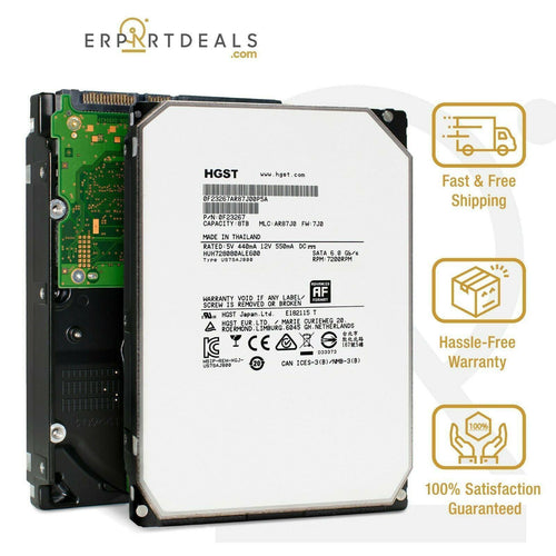 HGST Ultrastar He8 HUH728080ALE600 0F23267 8TB 7.2K SATA 6Gb/s 3.5