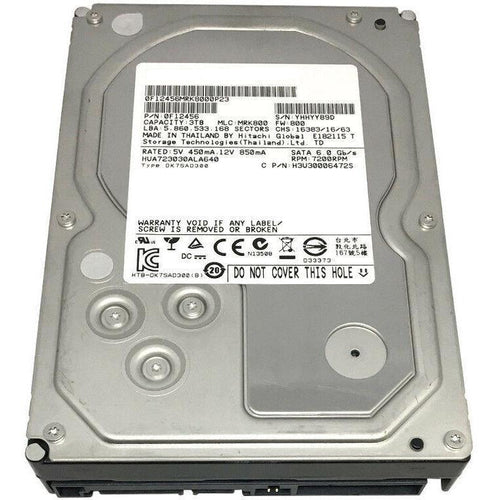 Hitachi Ultrastar HUA723030ALA640 3TB 7200 RPM 64MB SATA 6.0Gb/s 3.5