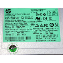 Carregar imagem no visualizador da galeria, HP 1200 Watt G5 G6 G7 G8 ProLiant DL380 DL385 DL785 ML350 Server Power Supply 719826776647-FoxTI
