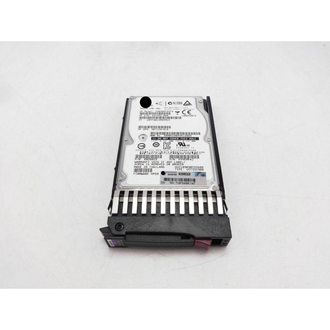 HP 619463-001 900GB 10K 6G SFF 2.5IN SAS HDD 641552-004 507129-017 eg0900fbvfq-FoxTI