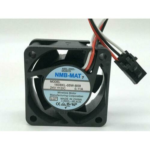 Cooler NMB  Fan 1608KL-05W-B59  DC24V 0.11A 3  Pin For  FUNAC  A90L-0001-0528/70 - MFerraz Tecnologia