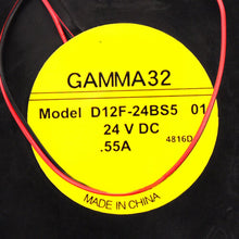 Cargar imagen en el visor de la galería, Cooler Nidec D12F-24BS5 GAMMA32 12032 24V 0.55A 120*120*32mm Turbofan Cooling fan - MFerraz Tecnologia
