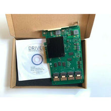 Cargar imagen en el visor de la galería, Placa controladora OEM  LSI 9201-16i 6Gbps 16-lane SAS HBA P19 IT Mode ZFS FreeNAS unRAID - MFerraz Tecnologia
