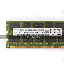 Load image into Gallery viewer, Memoria Samsung 32GB 2x16GB MODULE PC3-14900R 2RX4 DDR3 1866MHZ RDIMM REG ECC MEMORY Ram - MFerraz Tecnologia
