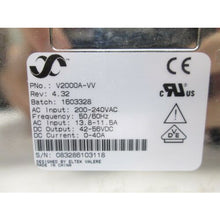 Cargar imagen en el visor de la galería, V2000A-VV Rectifier 200-240VAC 13.8-11.5A IN, 42-56VDC 0-40A OUT - MFerraz Technology ITFL
