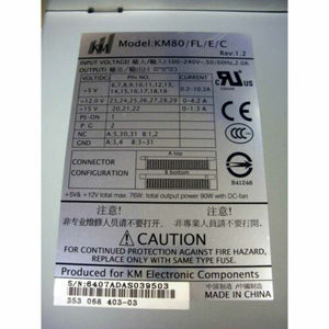 Fonte IBM 45E1413 KM80/FL/E/C 90W Power Supply U2 Tape Library 3573-L2U  Dell HP Sun - MFerraz Tecnologia