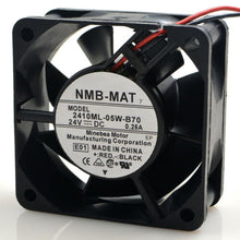 Load image into Gallery viewer, Cooler 2410ML-05W-B70 6025 6CM 24V 0.25A two-wire double ball cooling fan - MFerraz Tecnologia
