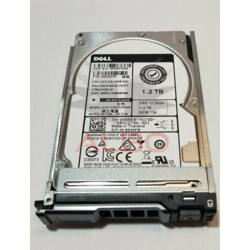 HGST 9XNF6 1.2TB HDD 10K RPM 2.5