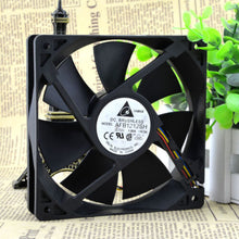 Cargar imagen en el visor de la galería, DELTA AFB1212SH 120*120*25mm  12V 0.8A  4pin PWM  Case Cooling Fan cooler - MFerraz Tecnologia
